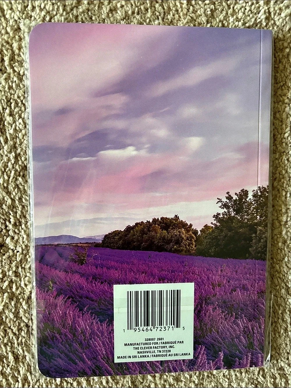 NWT Inspirational Journal Set of 3 Floral Purple & Green